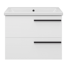 Тумба под раковину Misty Ненси - 70 подвесная (белая)