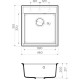 Кухонная мойка бежевый Artgranit Omoikiri Daisen 46-SA
