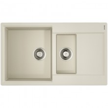 Кухонная мойка Artgranit Omoikiri Daisen 86-2-PA пастила 4993473