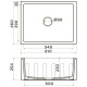 Кухонная мойка Natceramic Omoikiri Mikura 61-WH белый 4997068