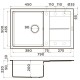 Кухонная мойка Artceramic Omoikiri Sumi 79A-GB графит 4997097