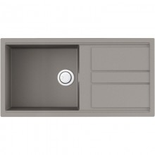 Кухонная мойка Artceramic Omoikiri Kitagawa 100-GR ленинградский серый 4993788