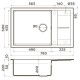 Кухонная мойка Artceramic Omoikiri Sumi 78A-LB-GB графит 4997101