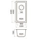 Кухонная мойка Omoikiri Tadzava 22-U/I-IN нержавеющая сталь 4993734