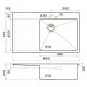 Кухонная мойка Omoikiri Akisame 86-IN-R Side нержавеющая сталь 4997042