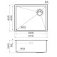 Кухонная мойка Omoikiri Taki 54-U/IF Side SF GB графит 4997036