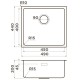 Кухонная мойка Omoikiri Tadzava 49-U/I-IN Ultra 15 нержавеющая сталь 4997115
