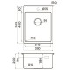 Кухонная мойка Omoikiri Amadare 39 нержавеющая сталь 4997028