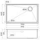 Кухонная мойка Omoikiri Taki 74-U/IF-LG Side светлое золото 4993171