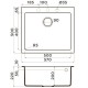 Кухонная мойка Tetogranit Omoikiri Bosen 57-ES эспрессо 4997209
