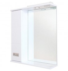 Зеркальный шкаф 58x71,2 см белый глянец L Onika Балтика 205815