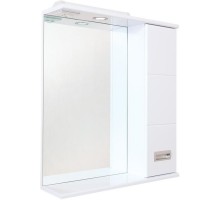 Зеркальный шкаф 58x71,2 см белый глянец R Onika Балтика 205816