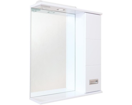 Зеркальный шкаф 58x71,2 см белый глянец R Onika Балтика 205816