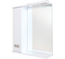 Зеркальный шкаф 67x71,2 см белый глянец L Onika Балтика 206701