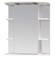 Зеркальный шкаф 65x71,2 см белый глянец R Onika Глория 206507