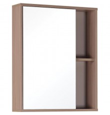Зеркальный шкаф 70x73 см ясень шимо светлый L/R Onika Дельта 207020