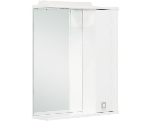 Зеркальный шкаф 51,2x71,2 см белый глянец R Onika Лига 205202