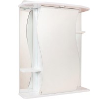Зеркальный шкаф 55x71,2 см белый глянец R Onika Лилия 205519