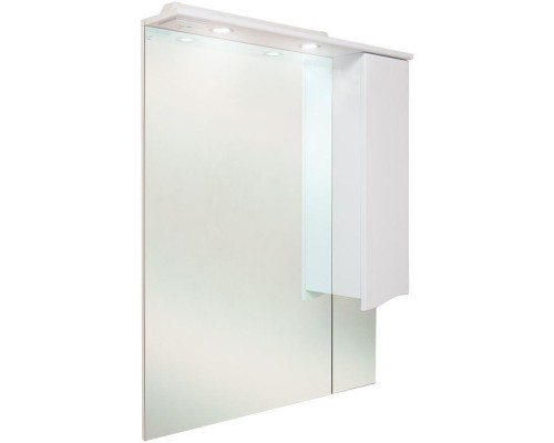 Зеркальный шкаф 75x105,6 см белый глянец R Onika Моника 207507