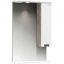 Зеркальный шкаф 58x86 см белый глянец R Onika Харпер 205849