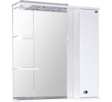 Зеркальный шкаф 80,8x85 см белый глянец R Onika Эльбрус 208022