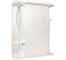 Зеркальный шкаф 60x71,2 см белый глянец R Onika Лилия 206012
