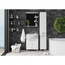 Комплект мебели белый глянец 62 см Onika Коралл 106042 + UM-ERI60/1 + 206001