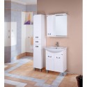 Комплект мебели белый глянец 61 см Onika Балтика 106040 + 1WH110246 + 205815