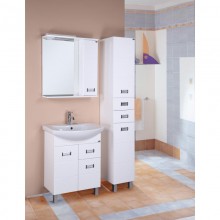 Комплект мебели белый глянец 71,5 см Onika Балтика 107025 + 1WH207776 + 206704