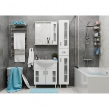 Комплект мебели белый глянец 70 см Onika Кристалл 107024 + UM-ERI70/1 + 206706