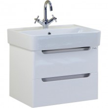 Тумба с раковиной белый глянец 60,5 см Onika Неаполь 106104 + 4640021061152