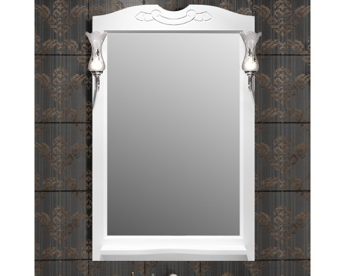 Зеркало 71,5x103,5 см белый матовый Opadiris Клио