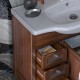 Тумба с раковиной светлый орех 100 см Opadiris Мираж