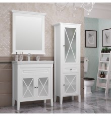 Комплект мебели белый матовый 80 см Opadiris Палермо