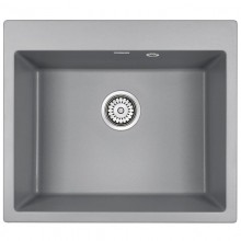 Кухонная мойка Paulmark Kante серый металлик PM106052-GRM