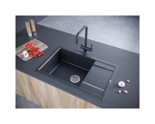 Кухонная мойка Paulmark Verlass черный PM317850-BL