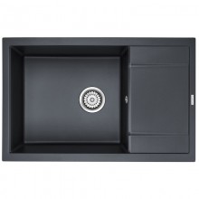 Кухонная мойка Paulmark Verlass черный металлик PM317850-BLM