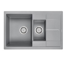 Кухонная мойка Paulmark Feste серый металлик PM237850-GRM
