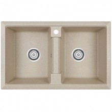 Кухонная мойка Paulmark Zwilling бежевый PM238150-BE