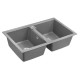 Кухонная мойка Paulmark Zwilling серый металлик PM238150-GRM