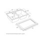 Кухонная мойка Paulmark Zwilling серый металлик PM238150-GRM