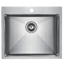 Кухонная мойка Paulmark Isar нержавеющая сталь PM805951-BS