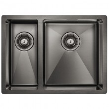 Кухонная мойка Paulmark Annex вороненая сталь PM545944-GMR