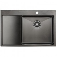 Кухонная мойка Paulmark Atlan вороненая сталь PM217851-GMR