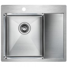 Кухонная мойка Paulmark Flank нержавеющая сталь PM225951-BSL