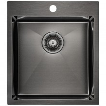 Кухонная мойка Paulmark Favor вороненая сталь PM214551-GM