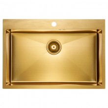 Кухонная мойка Paulmark Vast золотой матовый PM217551-BG