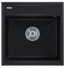 Кухонная мойка Paulmark Stepia черный металлик PM115051-BLM