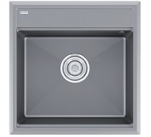 Кухонная мойка Paulmark Stepia серый металлик PM115051-GRM