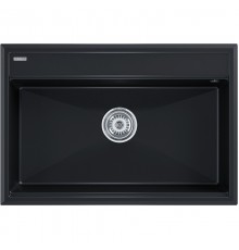 Кухонная мойка Paulmark Stepia черный металлик PM117551-BLM
